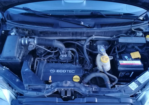 Opel Agila cena 6900 przebieg: 187000, rok produkcji 2002 z Toruń małe 137